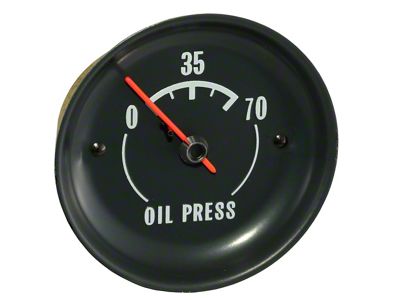 Oil Pressure Gauge Dash Unit, 1972-1973