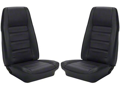 TMI 1972-1973 Mustang Coupe Premium Standard Interior Front Bucket and Rear Bench Seat Cover Set, Choose Your Color