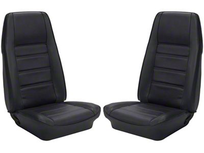 1972-1973 Mustang Coupe TMI Premium Standard Interior Front Bucket and Rear Bench Seat Cover Set, Choose Your Color