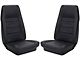 1972-1973 Mustang Coupe TMI Premium Standard Interior Front Bucket and Rear Bench Seat Cover Set, Choose Your Color