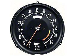 Electronic Tachometer, 6000 RPM Redline (72-74 Corvette C3)