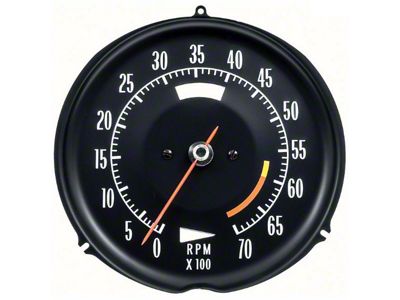 Electronic Tachometer, 6000 RPM Redline (72-74 Corvette C3)
