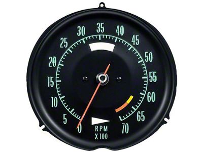 Electronic Tachometer, 6500 RPM Redline (72-74 Corvette C3)