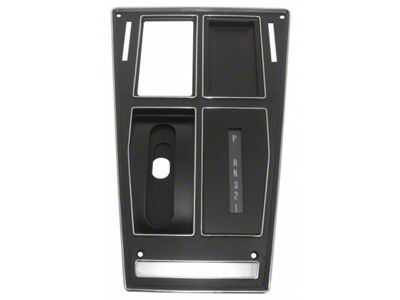 1972-1974 Corvette Shifter Console Trim Plate For Cars With Automatic Transmission And Without Air Conditioning