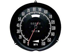 1972-1974 Corvette Speedometer 160 MPH Without Speed Warning
