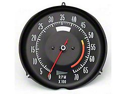 1972-1974 Corvette Tachometer 5300 Red Line