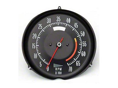 1972-1974 Corvette Tachometer 5300 Red Line