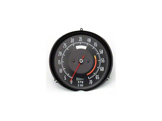 1972-1974 Corvette Tachometer 5300 Red Line