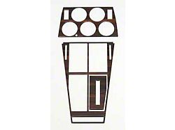 1972-1976 Corvette Dash And Console Kit Center For Cars Without Air Conditioning Rosewood