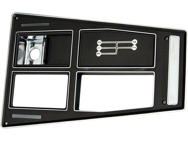 Shifter Console Trim Plate, Manual Trans & No AC,72-76