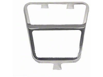 Clutch Pedal Pad Trim,Stainless Steel,72-81