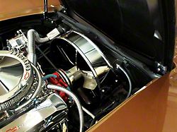 1972 Corvette American Car Craft C3 Polished Stainless Steel Engine Fan Shroud Cover