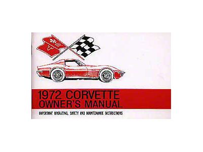 1972 Corvette Owners Manual