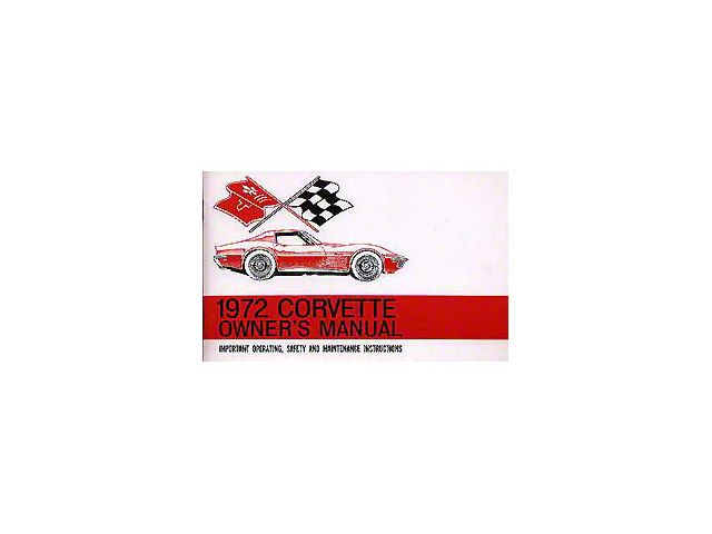 1972 Corvette Owners Manual