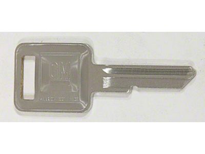 1972 El Camino Key Blank, Ignition And Door, Square Head
