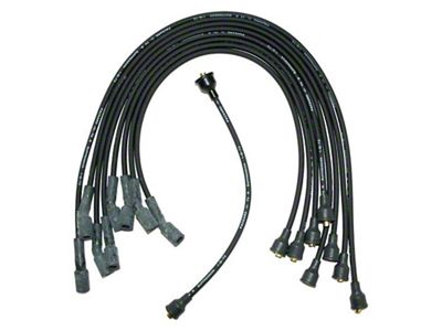 1972 GTO & LeMans Spark Plug Wire Set - Date Code 1-Q-72 - V8 Without Unitized Distributor
