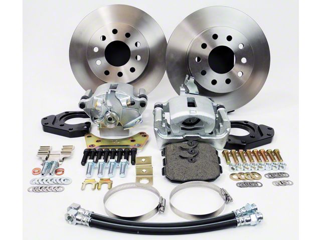 1972 GTO Rear Disc Brake Conversion Kit, For Cars With Staggered Shocks And C-Clip Rear End