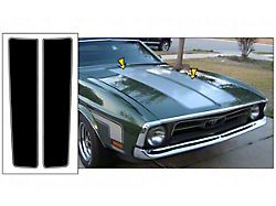 1972 Mustang Sprint Dual Hood Stripe Kit, One Color Stripe