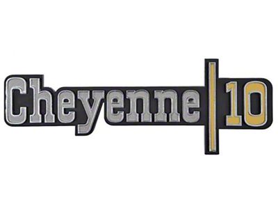 1973-1974 Chevrolet Cheyenne 10 Front Fender Emblem