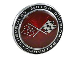 1973-1974 Corvette Front Emblem Sunburst