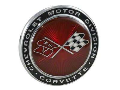 1973-1974 Corvette Front Emblem Sunburst