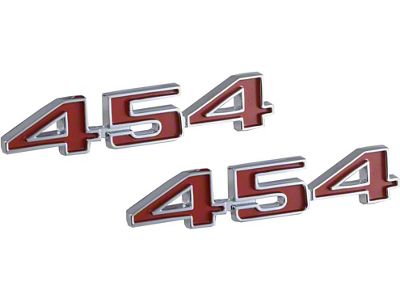 1973-1974 Corvette Hood Emblems 454ci
