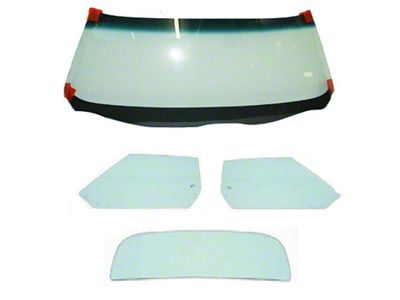73-74 Corvette Coupe Window Kit Tinted/Shaded, Non-Date Code