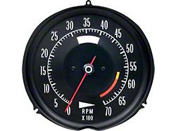 Tachometer 6000 Red Line (73-74 Corvette C3)
