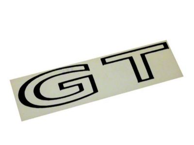 1973-1974 Pontiac LeMans GT Deck Lid Decal 1pc - Black