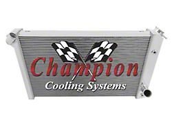 Aluminum Radiator; 4-Row (73-76 Corvette C3)