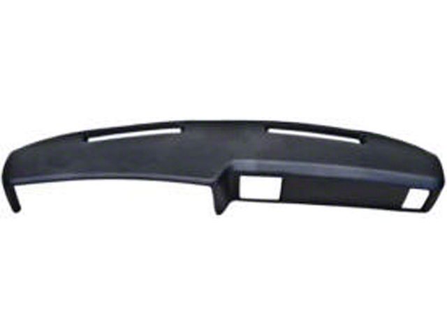 1973-1977 Chevelle Molded Dash Pad Outer Shell, With Air Conditioning, Black