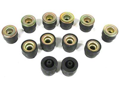 1973-1977 El Camino Body Mount Bushings, OEM Factory Correct