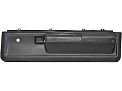 1973-1977 El Camino Door Panels, Lower, Black