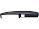 1973-1977 El Camino Molded Dash Pad Outer Shell Without Air Conditioning Black
