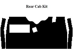 QuietRide Solutions Acoustic Insulation Kits Rear Cab Wall Kit (73-77 El Camino; 73-77 Sprint)