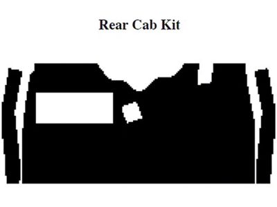 1973-1977 El Camino Quiet Ride Acoustic Insulation Kits Rear Cab Wall Kit