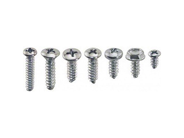 1973-1977 Ford Pickup Truck Interior Trim Screw Set - 110 Pieces