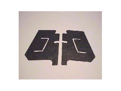 1973-1979 Corvette Bumper Brace Seals Front