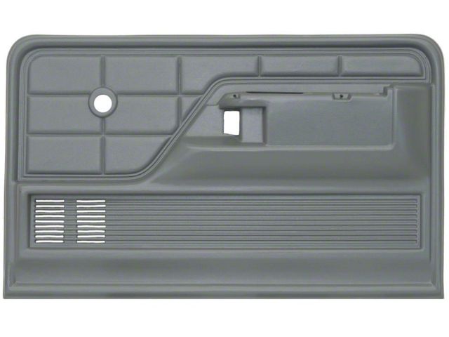 1973-1979 Ford Bronco Door Panels - Moded Black Plastic