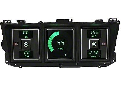 1973-1979 Ford Truck -Direct Replacement LED Digital Gauge Cluster- Green