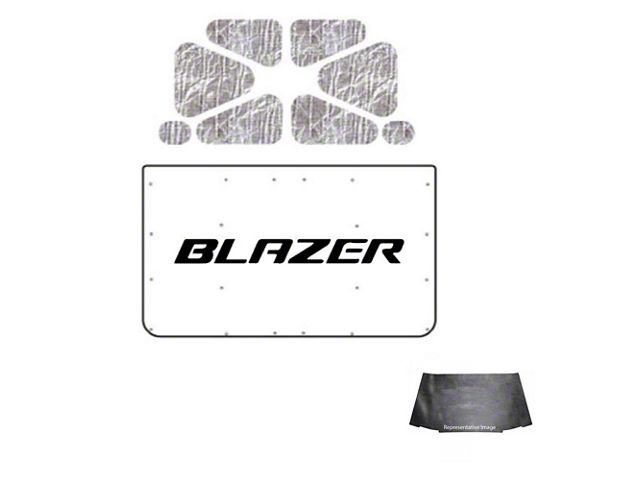1973-1980 Blazer Under Hood Cover, Quietride AcoustiHOOD, 3-D Molded, Blazer Logo