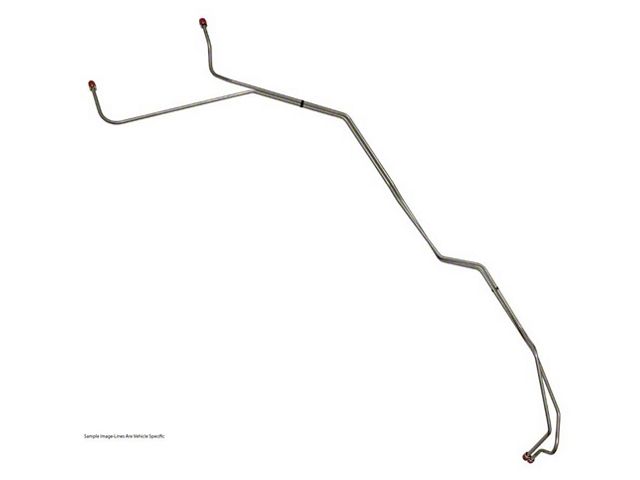 1973-1980 Chevy -GMC Suburban Transmission Cooler Lines, 2WD, TH350, 5-16, OE Steel