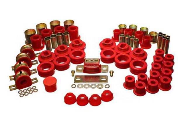 1973-1980 Chevy-GMC Truck Front Master Bushing Set, 2WD, Red