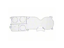 1973-1980 Chevy-GMC Truck Instrument Cluster Lens, With Clock