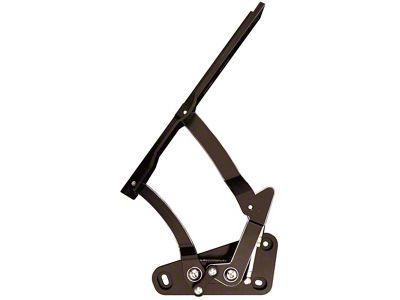 1973-1980 Hood Hinges, Chevy Truck, Plain - Black Finish