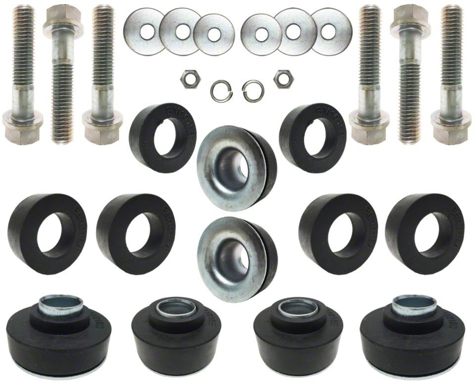 Ecklers 19731981 Camaro Body Mount Bushing Kit & Hardware