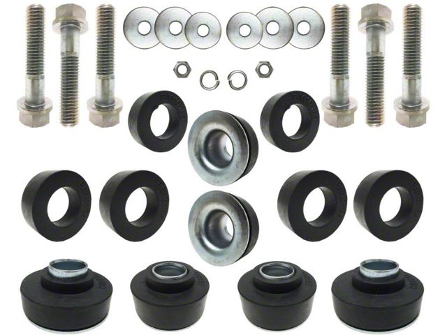 1973-1981 Camaro Body Mount Bushing Kit & Hardware