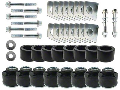 Body Mount Bushing Kit (73-82 Corvette C3 Coupe)