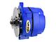 1973-1983 Camaro Alternator; 100 AMP; OEM Or 1 Wire; V Groove Pulley; Blue Powdercoat w/Chrome Accents;