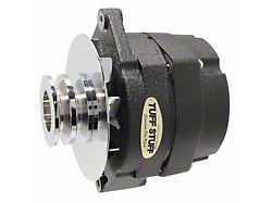 Alternator; 100 AMP; OEM Or 1 Wire; Double Groove Pulley; Black Wrinkle; (73-83 Camaro)
